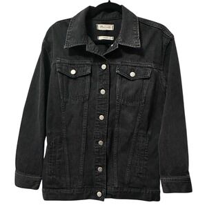 Madewell Black Denim Jacket